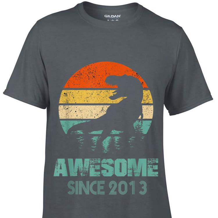 Dinosaur Awesome Since 2013 shirt 7