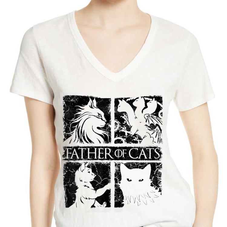 Father of Cats Dad Father day shirt