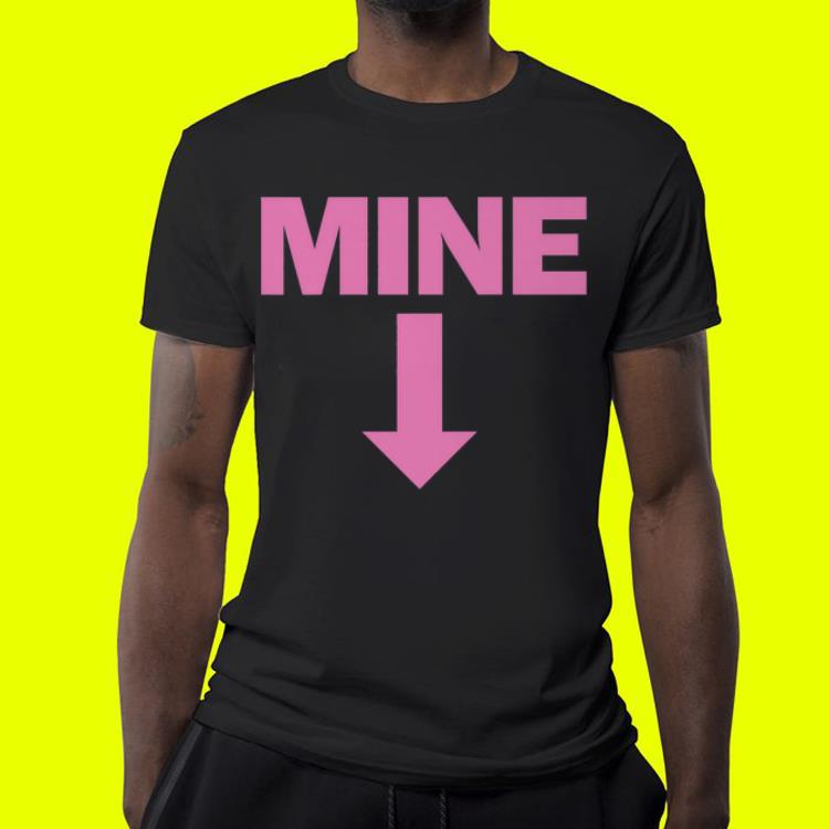 Mine Down Arrow Pro Choice Pro Abortion Pink shirt