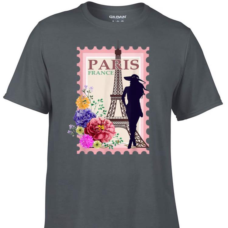 Paris France Lovely Lady and Flowers Souvenir shirt 7