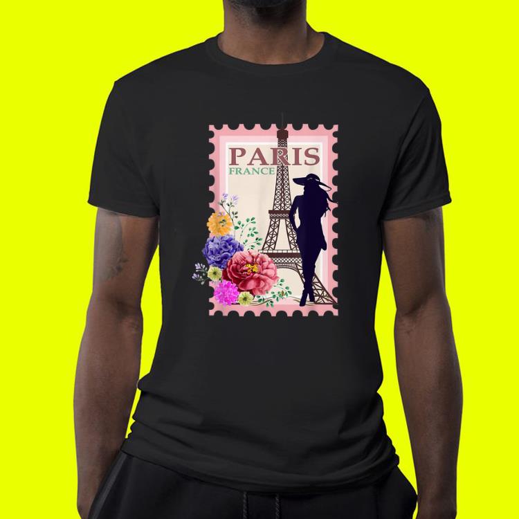 Paris France Lovely Lady and Flowers Souvenir shirt