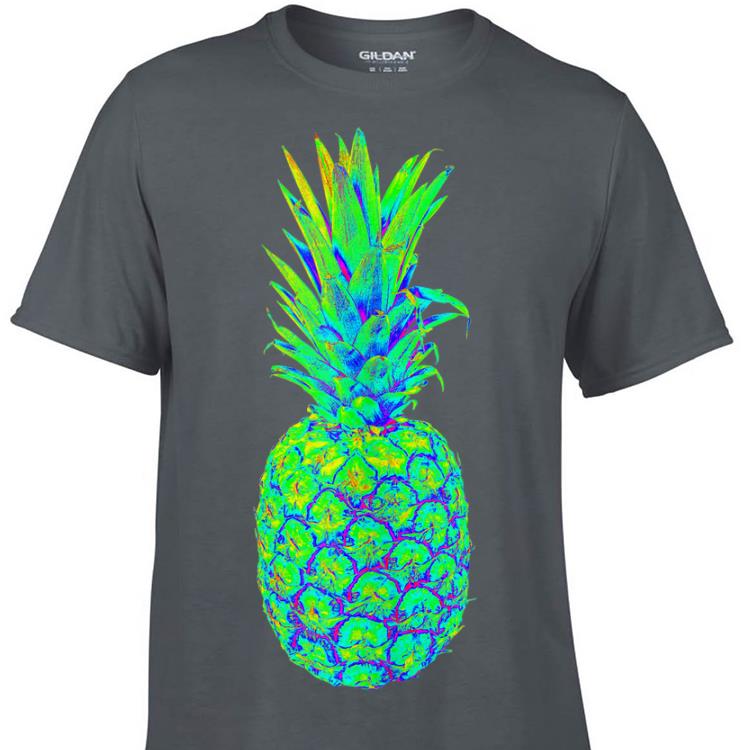 Pineapple Trippy EDM Colorful Rave shirt 7