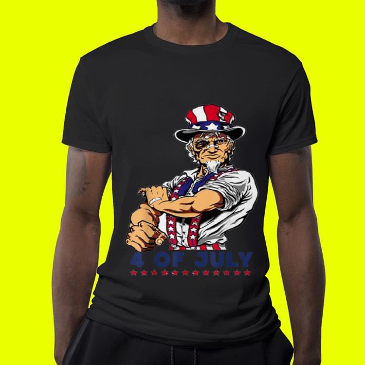 Uncle Sam Patriotic 4th of July Costume shirt