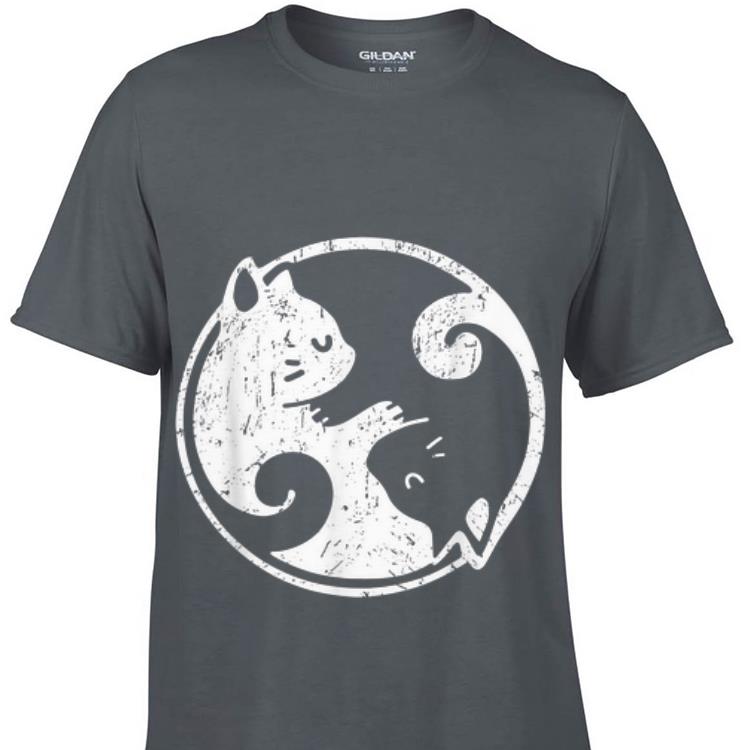 Yin Yang Kawaii Cats shirt 7