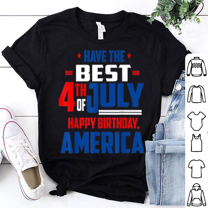 4th Of July Patriotic America Flag Happy Birthday shirt 8