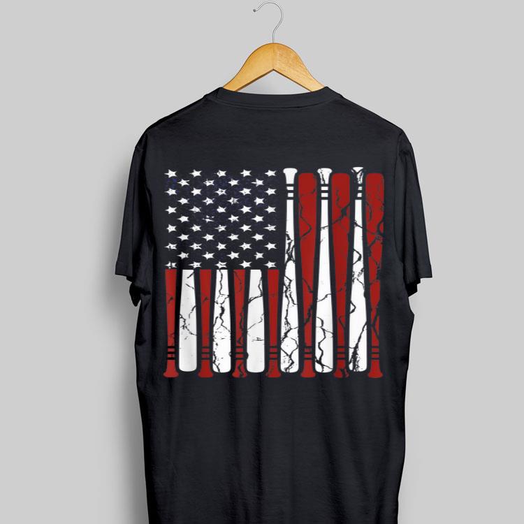 American Flag Baseball Bat 4th Of July Independence Day shirt 9