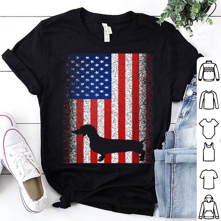 American Flag Dachshund Dog 4th Of July shirt 9