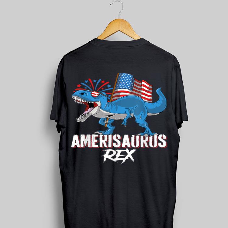 American Flag Dinosaur 4th Of July Amerisaurus Rex shirt 9