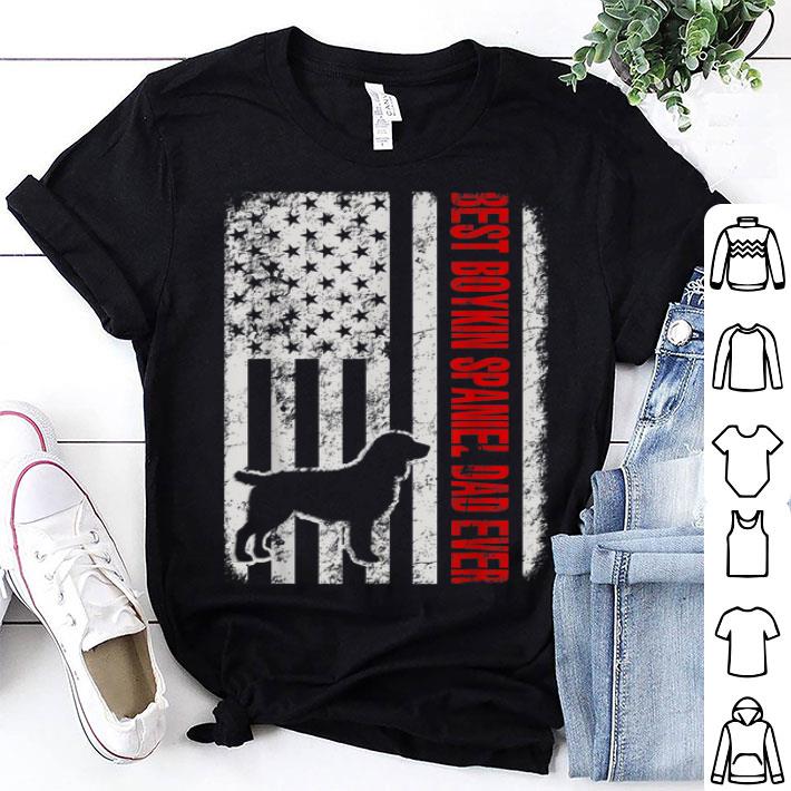 Best Boykin Spaniel Dad Ever American Flag 9