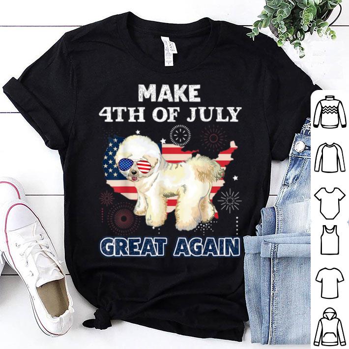 Bichon Frise Make 4th Of July Great Again Dog shirt 9