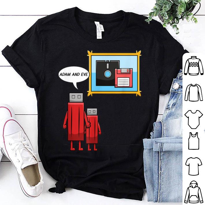 Computer Nerd Geek IT USB Stick Floppy Disc shirt 8