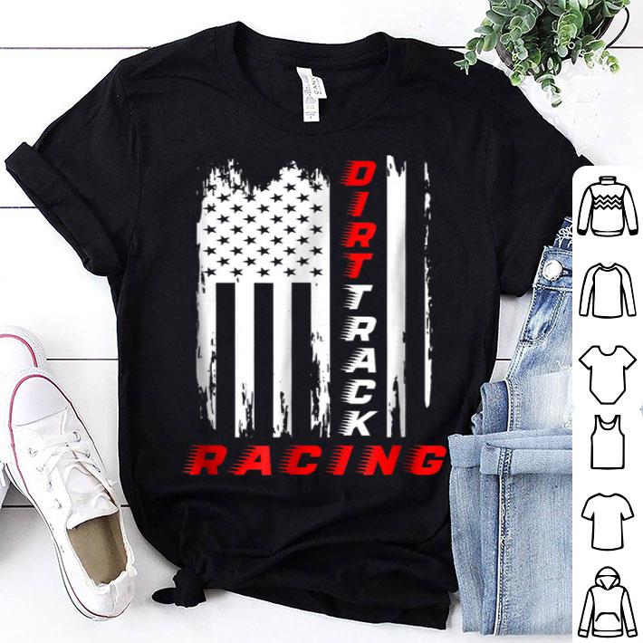 Dirt Track Racing American Flag shirt 8