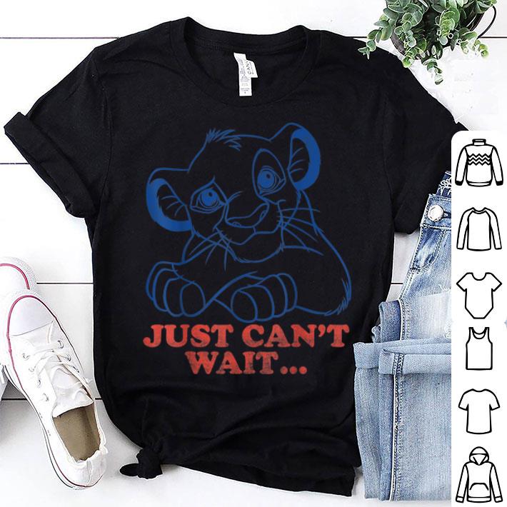 Disney Lion King Simba Just Can't Wait Outline shirt 9
