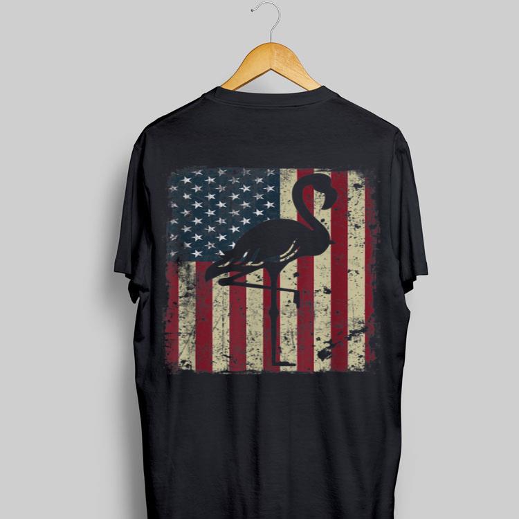 Flamingo 4th of july american flag shirt 8