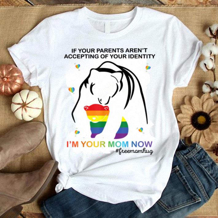 Free Bear Mom Hugs LGBT Pride shirt 9