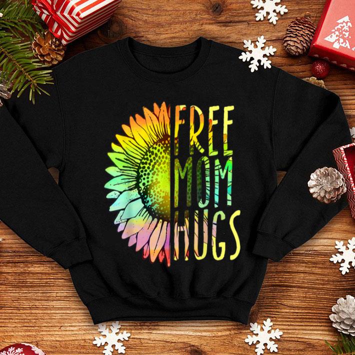 Free Mom Hugs LGBT Rainbow Sunflower shirt 12 Free Mom Hugs LGBT Rainbow Sunflower shirt