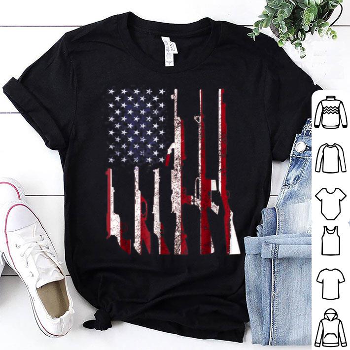 Gun 4th of July American Flag Independence Day shirt 8