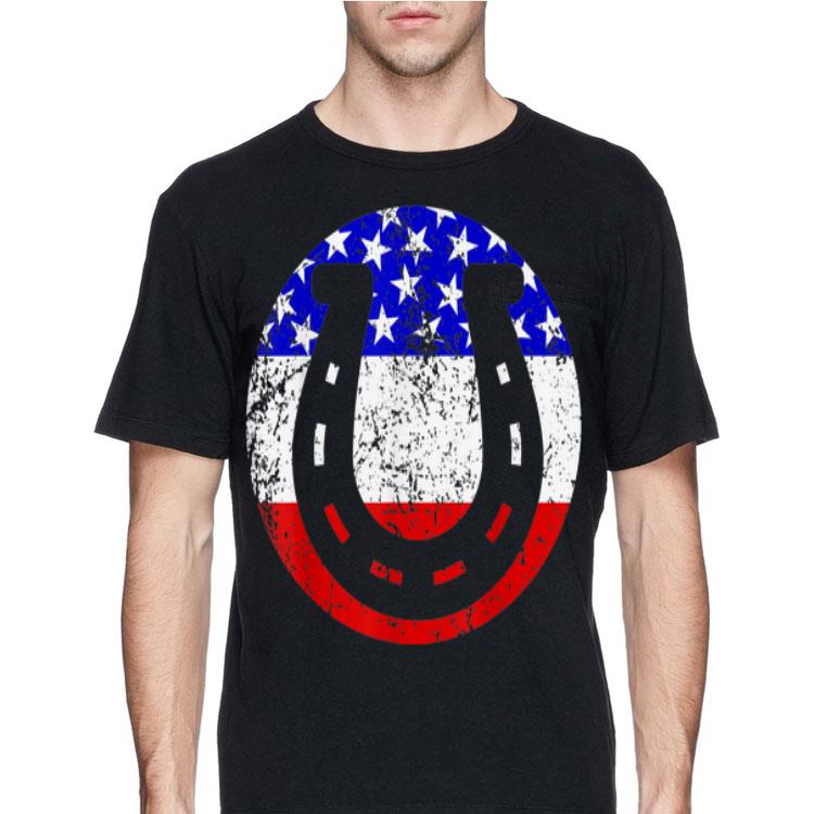 Horseshoe Retro Style Lucky Circel American Flag shirt 12 Horseshoe Retro Style Lucky Circel American Flag shirt