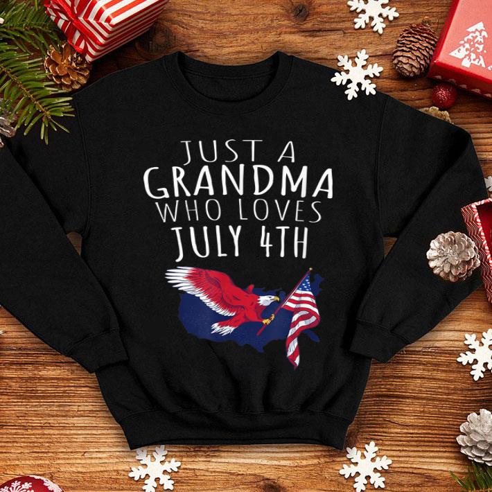 Just A Grandma Who Loves July 4th shirt 12 Just A Grandma Who Loves July 4th shirt