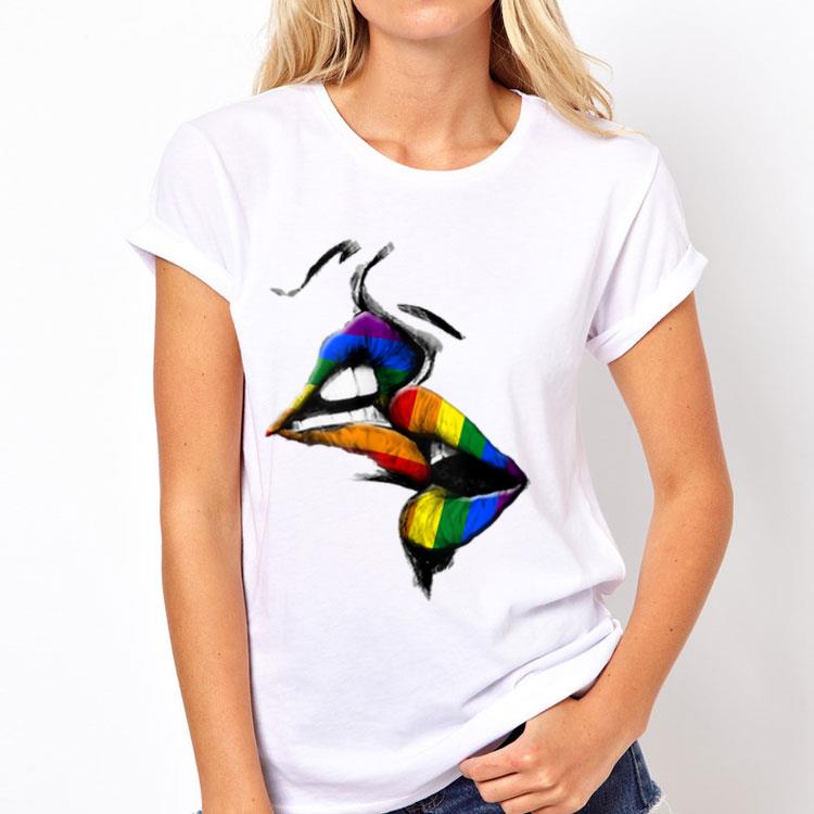LGBT Rainbow Lip By Lip shirt 12 LGBT Rainbow Lip By Lip shirt