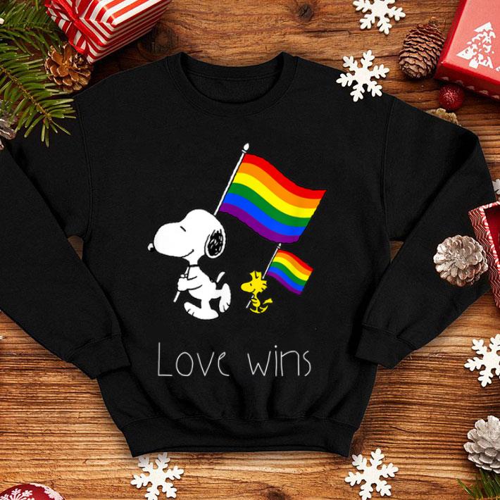 Love Wins Snoopy LGBT Gay Pride Rainbow Flag shirt 12 Love Wins Snoopy LGBT Gay Pride Rainbow Flag shirt