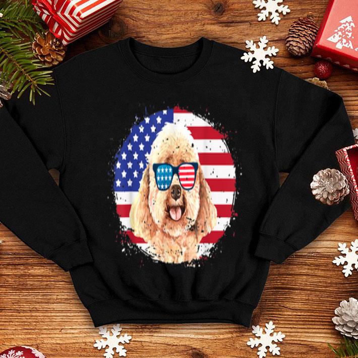 Patriotic Toy Poodle 4th of July Sunglasses USA Grunge Flag shirt 12 Patriotic Toy Poodle 4th of July Sunglasses USA Grunge Flag shirt