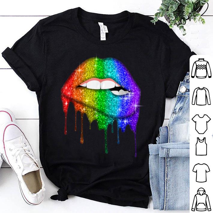 Rainbow Lips Pride Gay Lesbian LGBT shirt 9