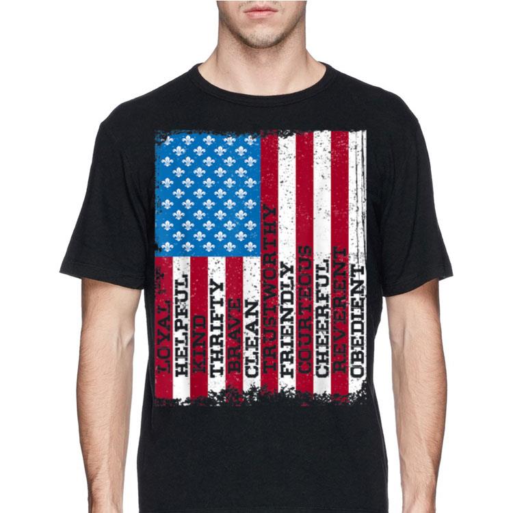 Scout Law Patriotic Scouting American Flag 4th Of july shirt 12 Scout Law Patriotic Scouting American Flag 4th Of july shirt