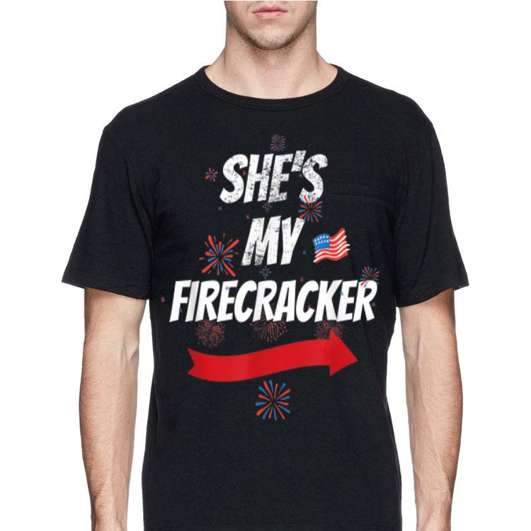 She's My Firecracker Fireworks American Flag 4th Of July Independence Day shirt 12 She's My Firecracker Fireworks American Flag 4th Of July Independence Day shirt