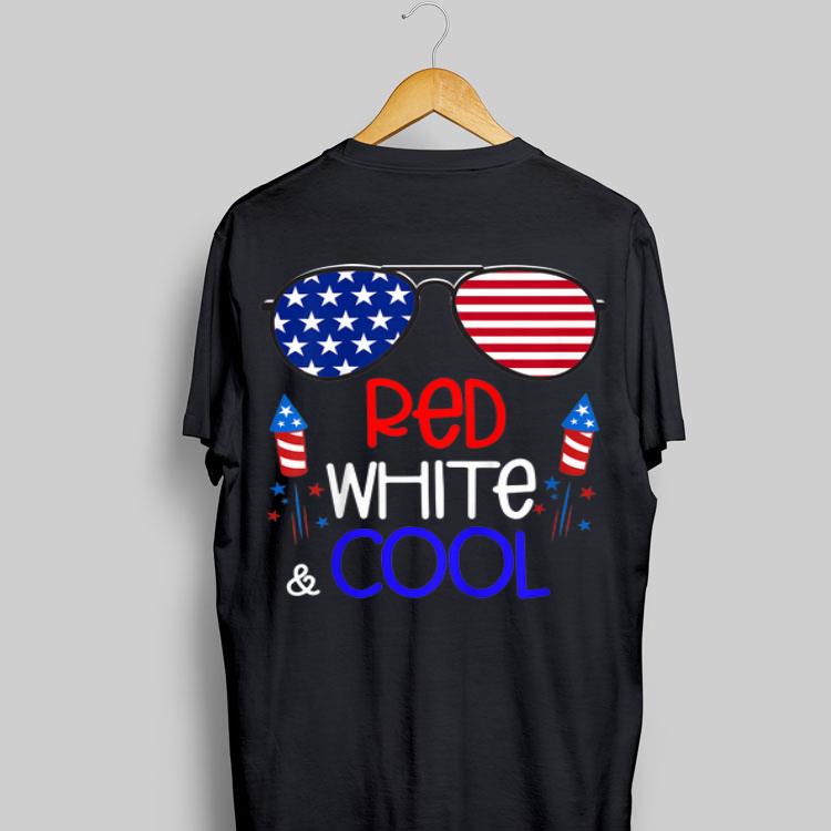 Sunglass American Red White Cool Fireworks 4th Of July Independence Day shirt 8