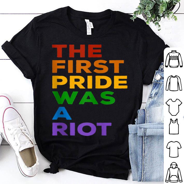 The First Gay Pride was a Riot shirt 8