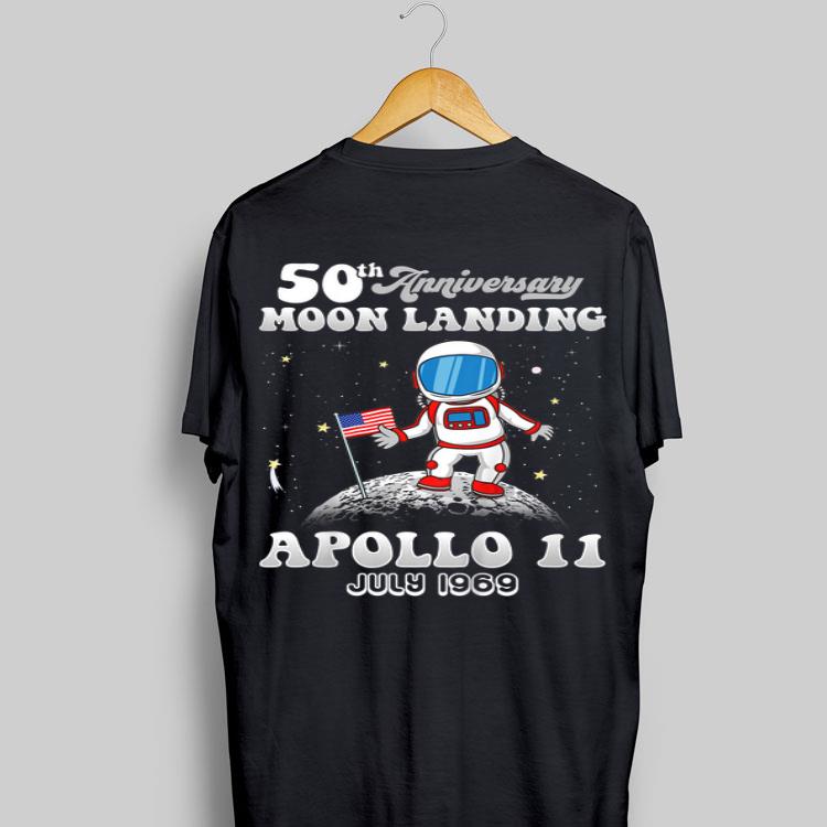 50th Anniversary Moon Landing Apollo 11 Astronaut Put American Flag July 1969 shirt 8