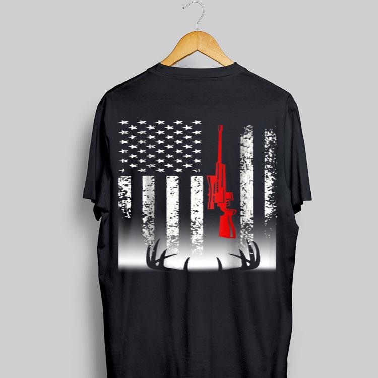 Deer Hunting American Flag shirt 8