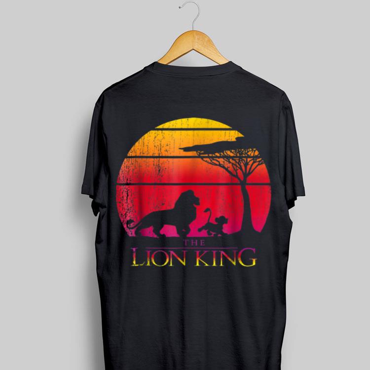 Disney Lion King Vintage Sunset Mufasa And Simba shirt 8