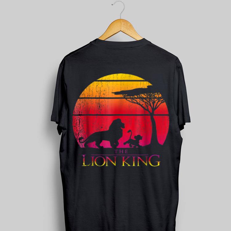 Disney Lion King Vintage Sunset Mufasa And Simba shirt 9