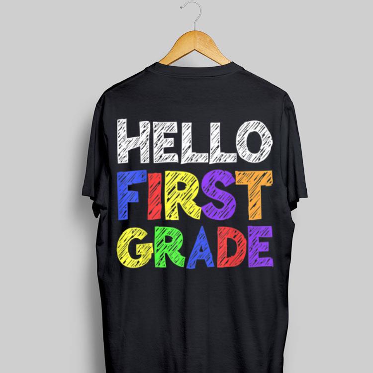 Hello 1st Grade Back To School shirt 8