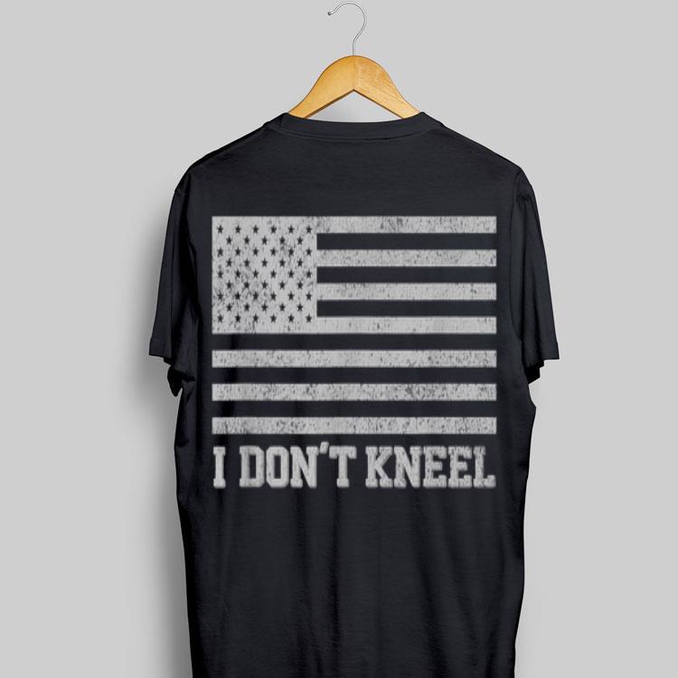 I Don't Kneel American Flag shirt 9