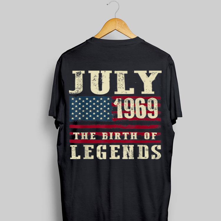 July 1969 The Birth Of Legends American Flag Independence Day shirt 9