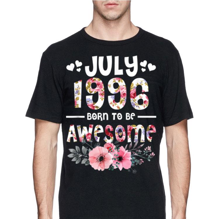 July 1996 Born To be Awesome Floral shirt 12 July 1996 Born To be Awesome Floral shirt