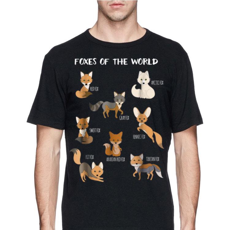 Kind Of Foxes Of The World shirt 12 Kind Of Foxes Of The World shirt