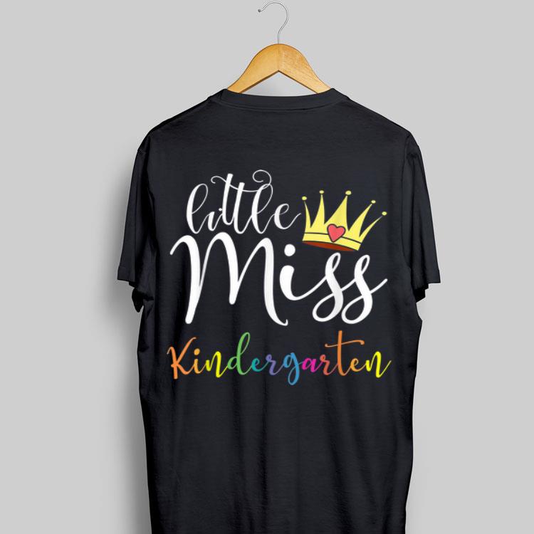 Little Miss Kindergarten First Day Of School Girls shirt 9