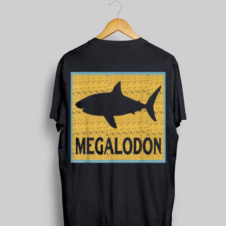 Megalodon Dinosaur Shark logo shirt 8