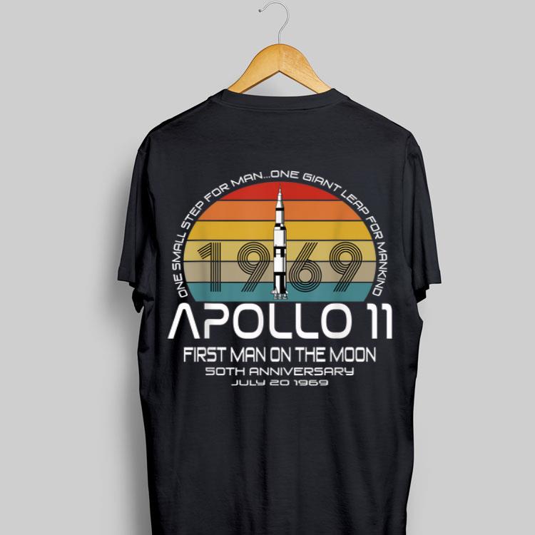 One Small Step For man On Giant Leap For Mankind Apollo 11 First Man On The Moon Vintage shirt 9