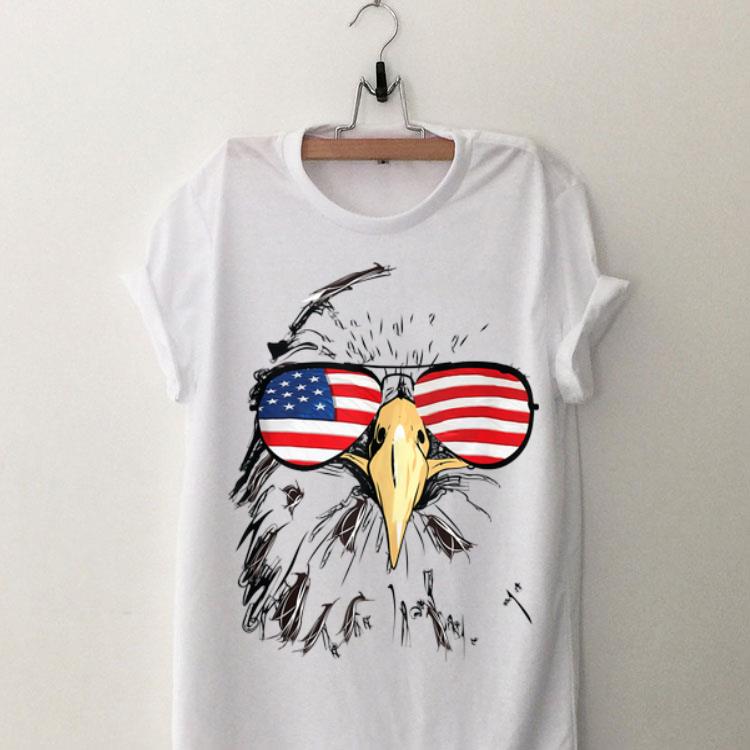 Patriotic Bald Eagle American Sunglass 4th Of July Independence Day shirt 8