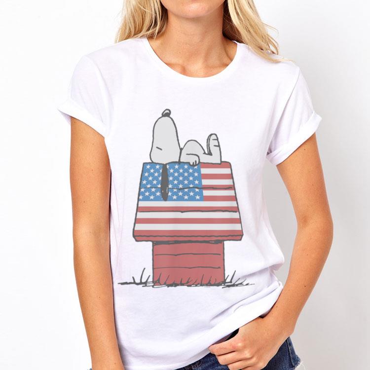 Peanuts Snoopy Laying American House shirt 12 Peanuts Snoopy Laying American House shirt