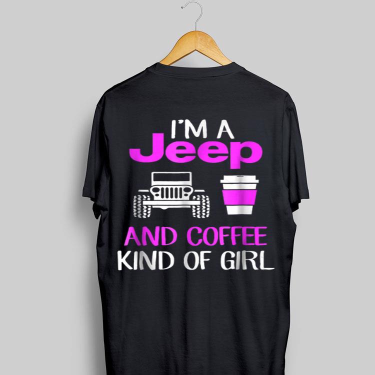 Pink I'm Jeep And Coffee Kind Of Girl shirt 9