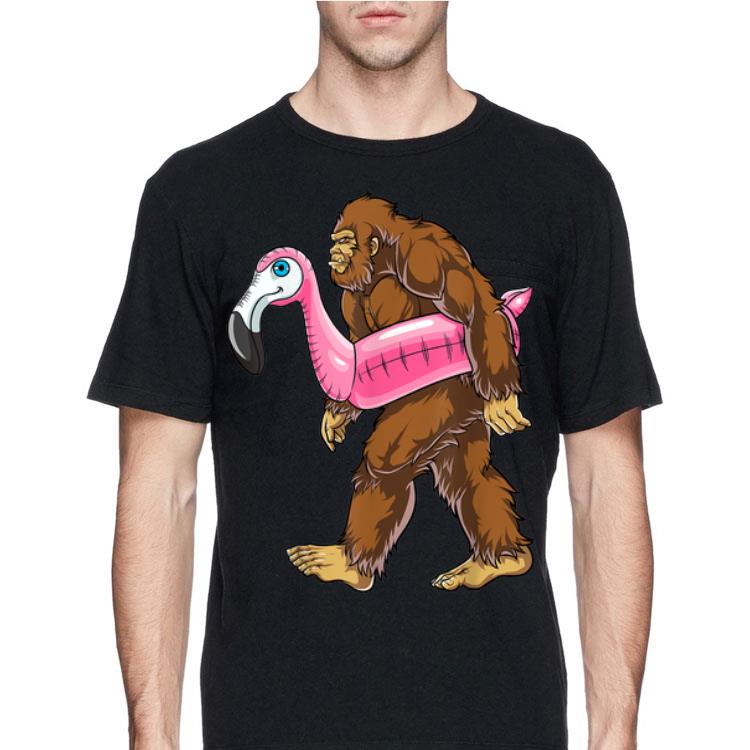 Pool Party Bigfoot Flamingo Sasquatch Pink Flowy shirt 12 Pool Party Bigfoot Flamingo Sasquatch Pink Flowy shirt
