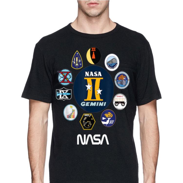 Project Gemini Missions Patch Badge NASA shirt 12 Project Gemini Missions Patch Badge NASA shirt