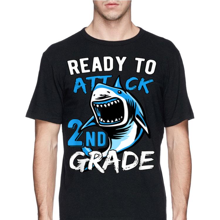 Ready To Attack 2nd Grade Shark shirt 12 Ready To Attack 2nd Grade Shark shirt