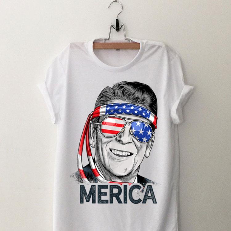 Reagan Ronald Merica 4th Of July Sunglass American shirt 9